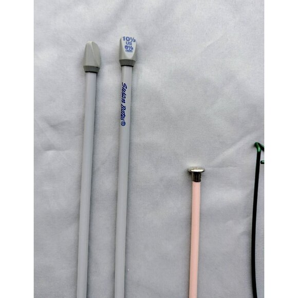 Vintage Boye Susan Bates Knitting Needle Set Gauge Stitch Holders Knit Lot Craft - Picture 13 of 15